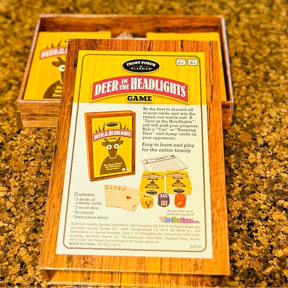 University Games Deer In The Headlights Family Game 8+ 2+ Players - Picture 3 of 7